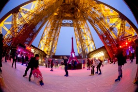 Ice Skating On The Eiffel Tower Is Yet Another Reason To Go To Paris In The Winter