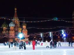Celebrate the New Year at a Skating Rink at Red Square, Moscow